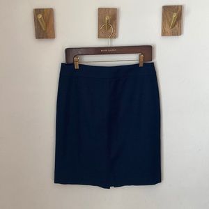 J.Crew navy pencil skirt in light tweed fabric